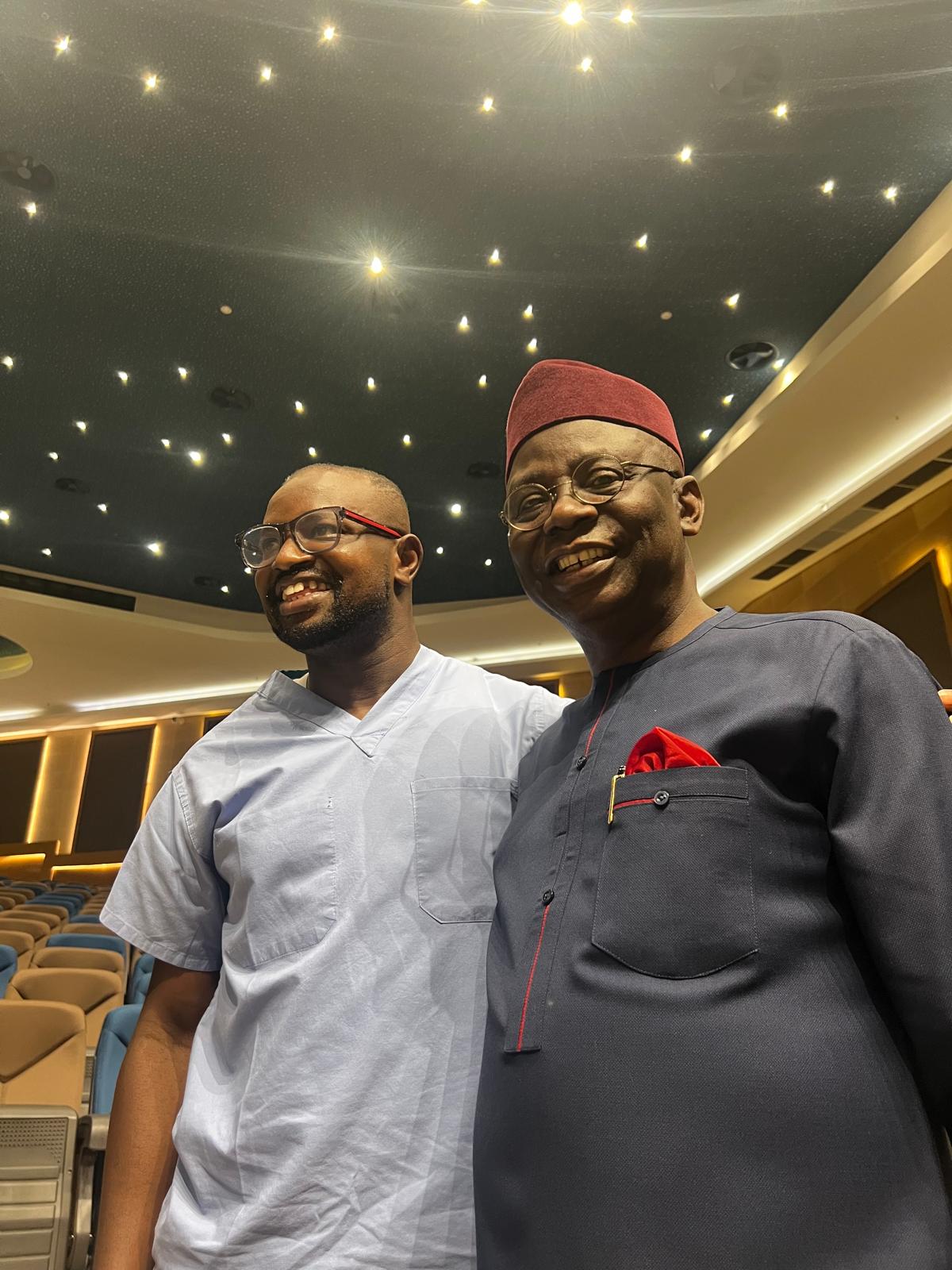 Dr. Adeboye with Pastor Tunde Bakare in Lagos, Nigeria